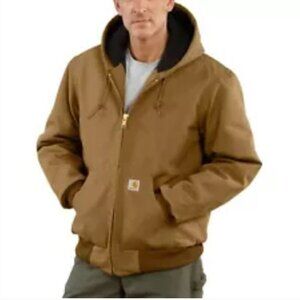 Carhartt Men's Brown Hooded Jacket